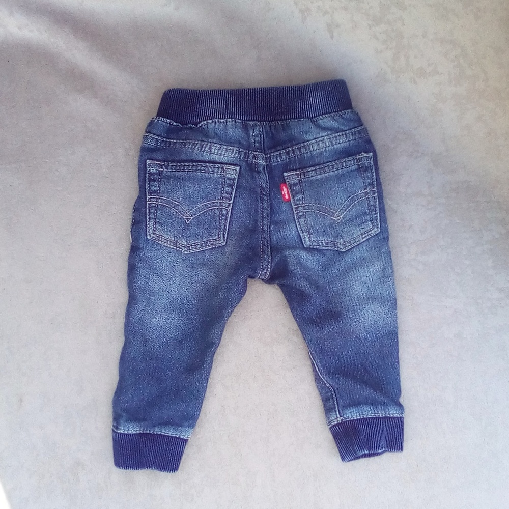 Levis denim knit joggers size 12 months
